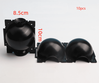 Plant High Pressure Propagation Box Tree Grafting Growth Ball (Option: Black 10pcs-M)